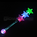 Flashing Triple Star Wand